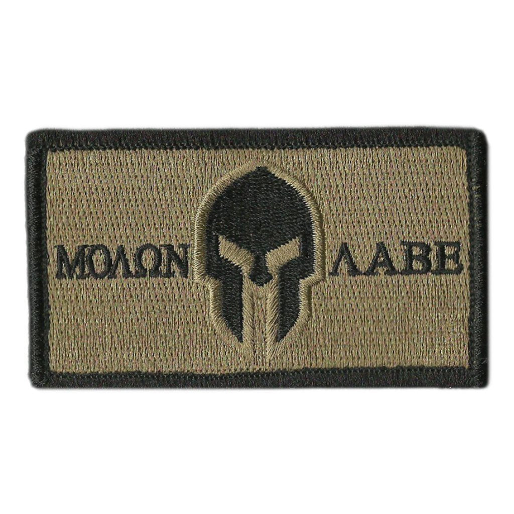 2" x 3.5" Molon Labe Tactical Patch - Made to Fit- 5.11/Rothco caps