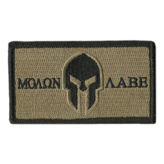 2" x 3.5" Molon Labe Tactical Patch - Made to Fit- 5.11/Rothco caps