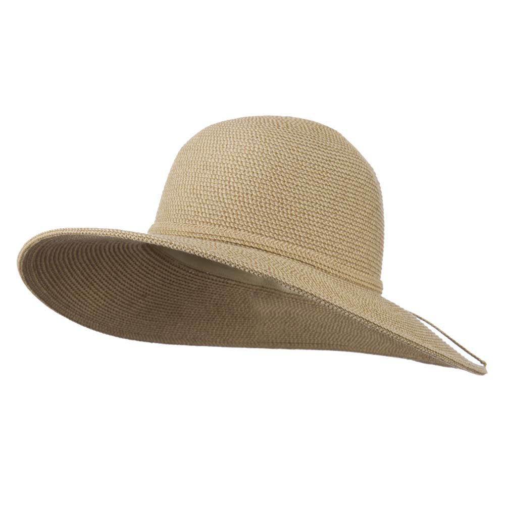 UPF 50+ Cotton Paper Braid Self Tie Hat