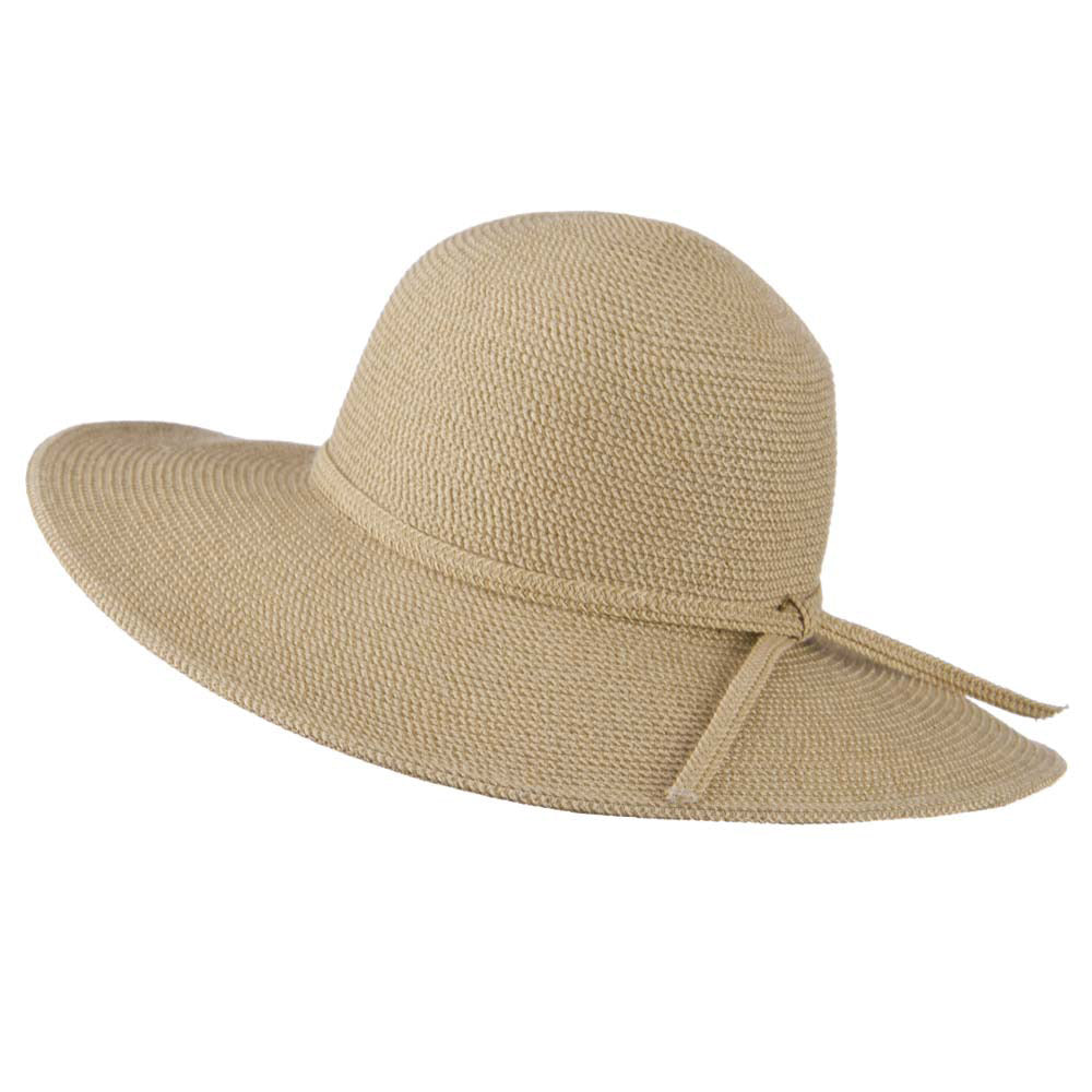 UPF 50+ Cotton Paper Braid Self Tie Hat