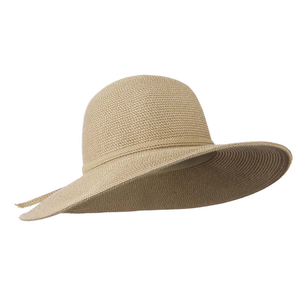 UPF 50+ Cotton Paper Braid Self Tie Hat