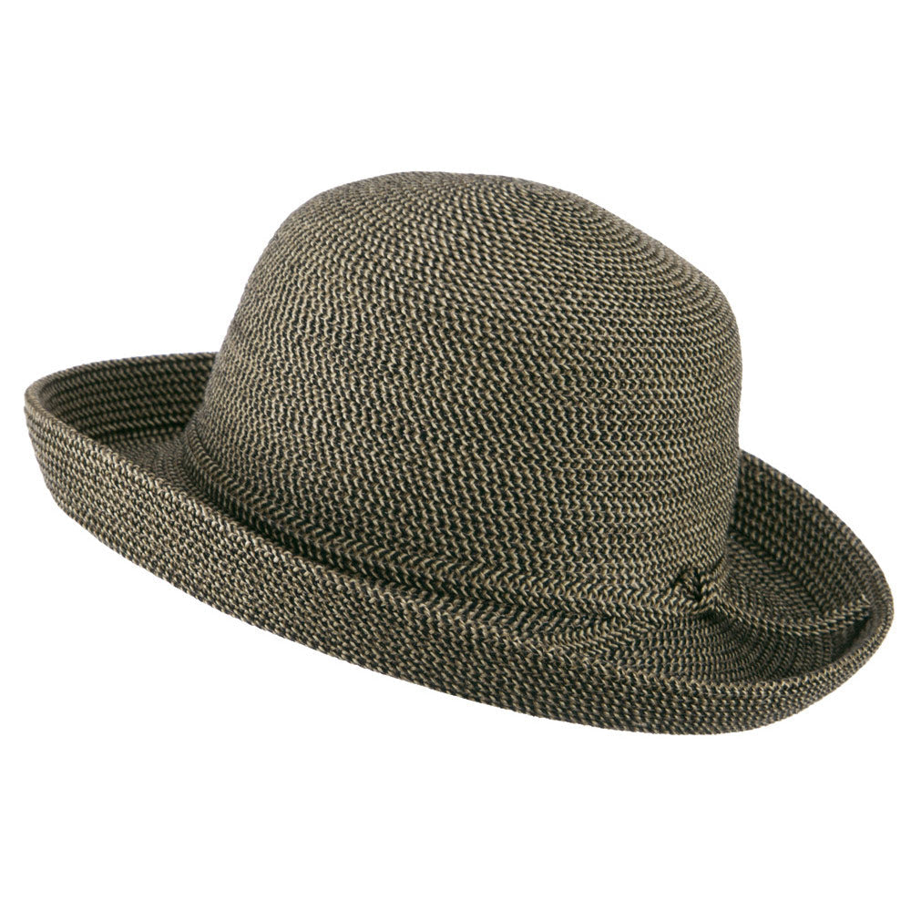 UPF 50+ Cotton Paper Braid Med Kettle Brim Hat