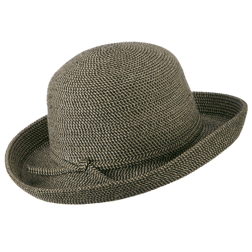 UPF 50+ Cotton Paper Braid Med Kettle Brim Hat