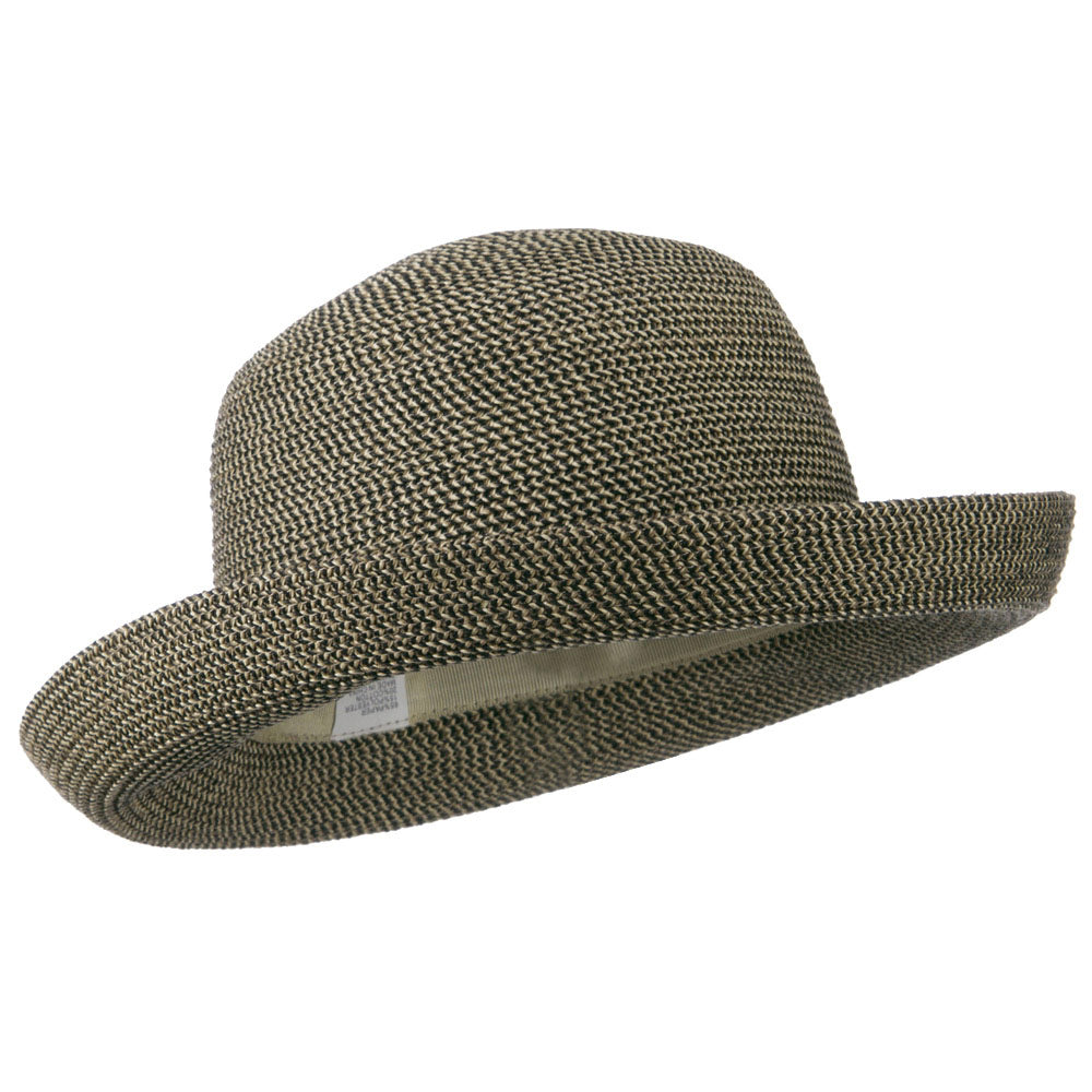 UPF 50+ Cotton Paper Braid Med Kettle Brim Hat