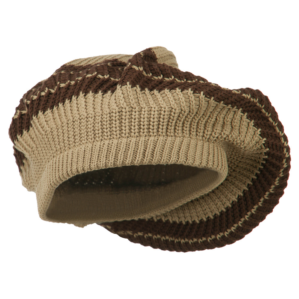 Big Size Cotton Rasta Tam Beret