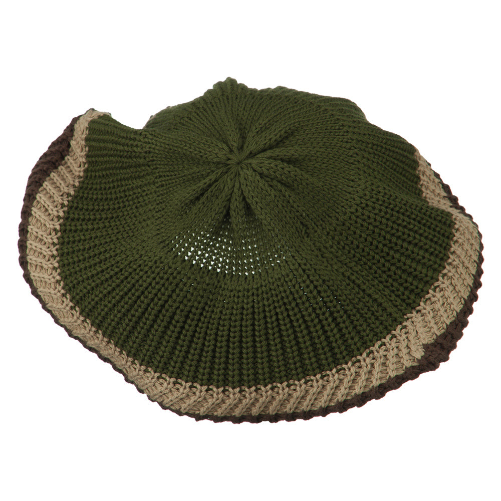 Big Size Cotton Rasta Tam Beret