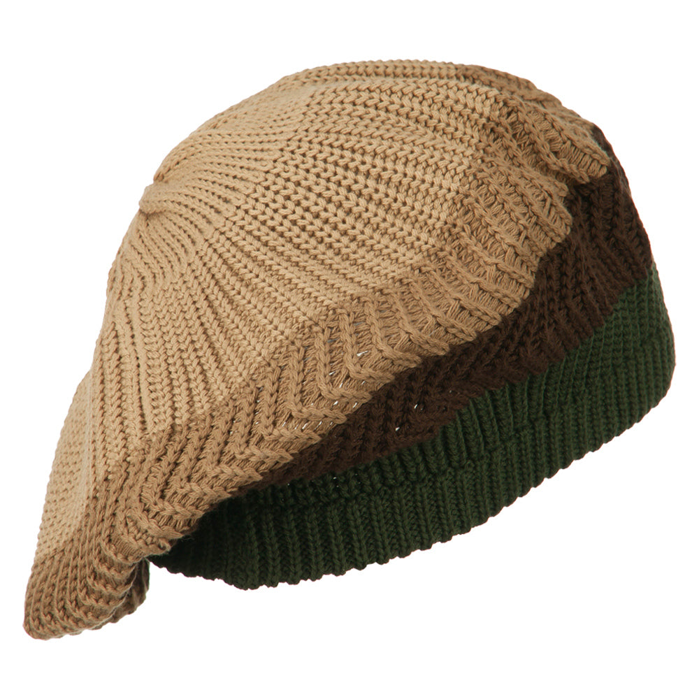 Big Size Cotton Rasta Tam Beret