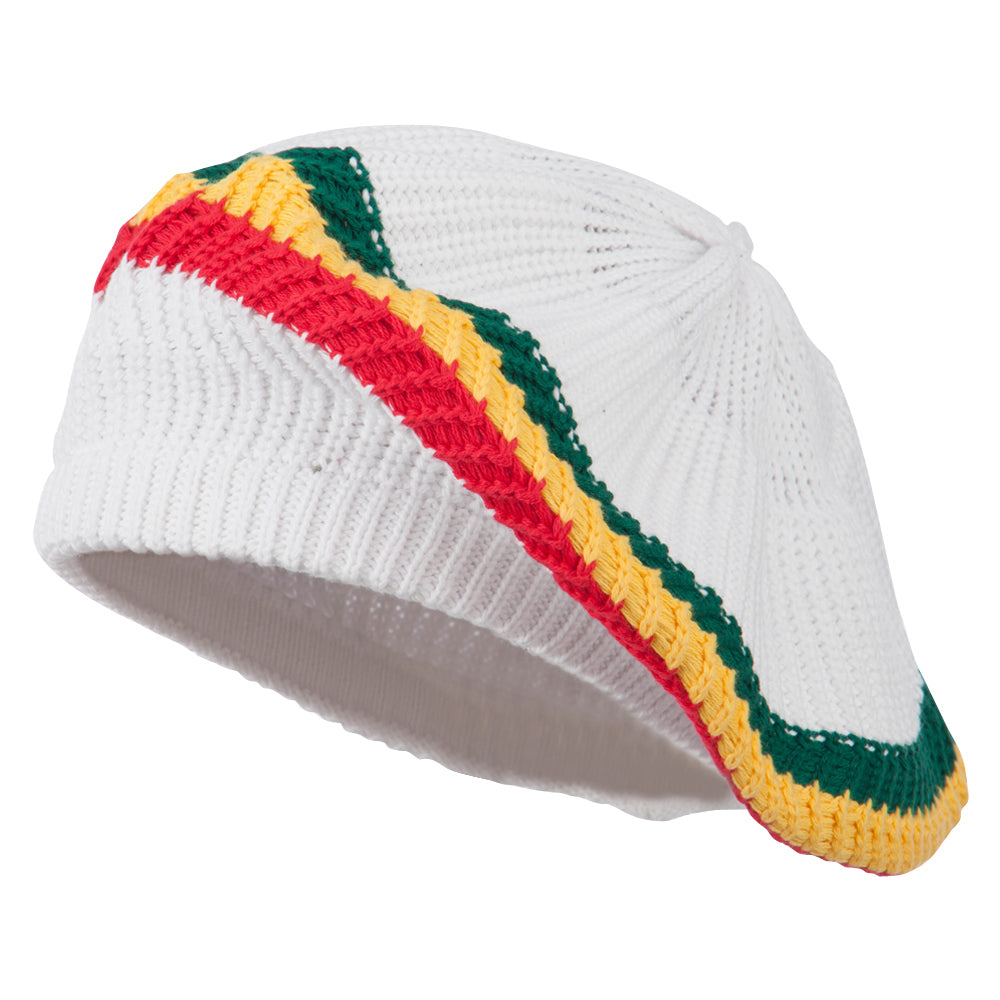 Big Size Cotton Rasta Tam Beret