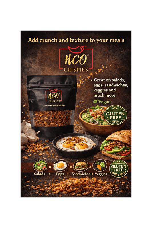 HCO Crispies- Crispy Fried Garlic and Onion Topping