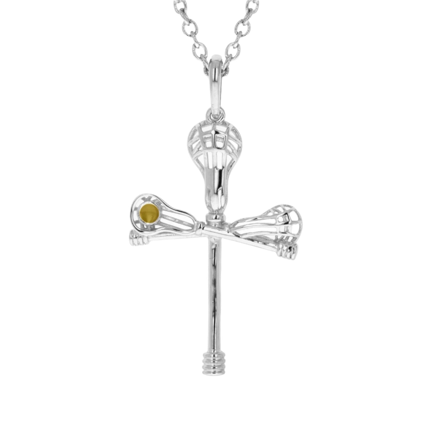 Cross Check Lacrosse Necklace (Youth)