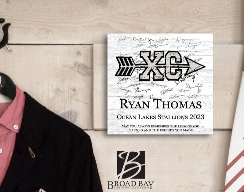 Cross Country Runner Plaque Recognition Award Personalized Senior Season End Gift or MVP