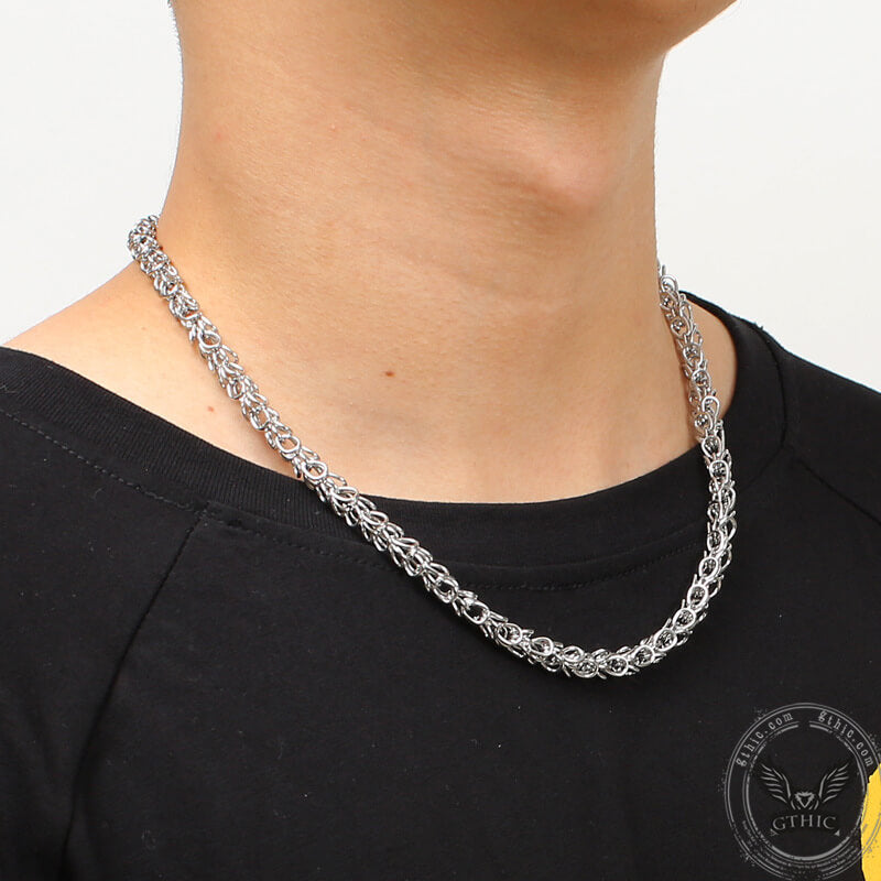 Crown Chain Stainless Steel Necklace