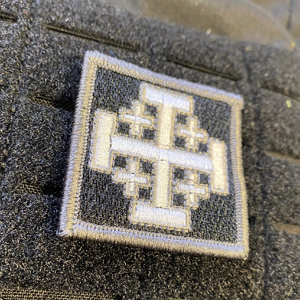 2" Jerusalem Cross Patch - View Colors