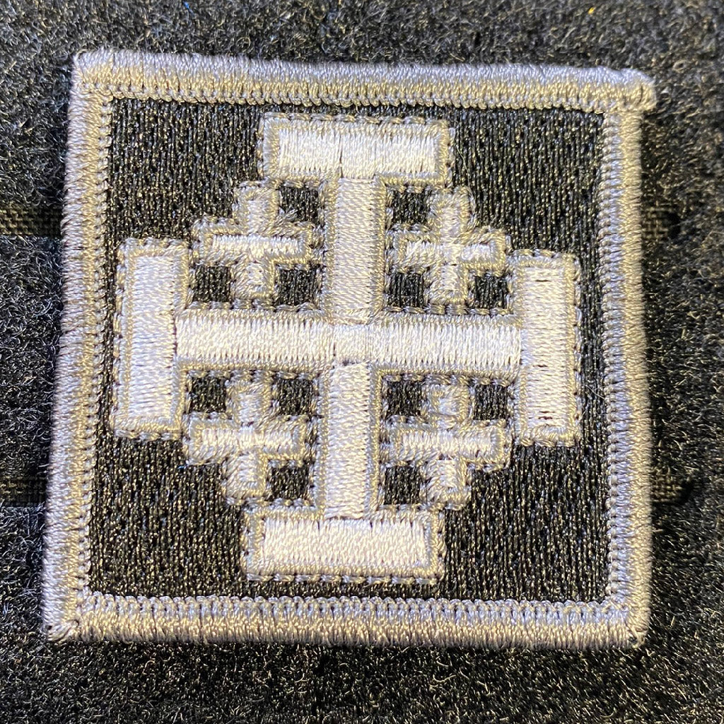 2" Jerusalem Cross Patch - View Colors