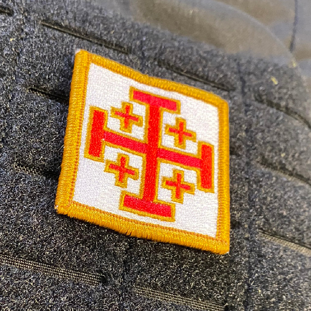 2" Jerusalem Cross Patch - View Colors