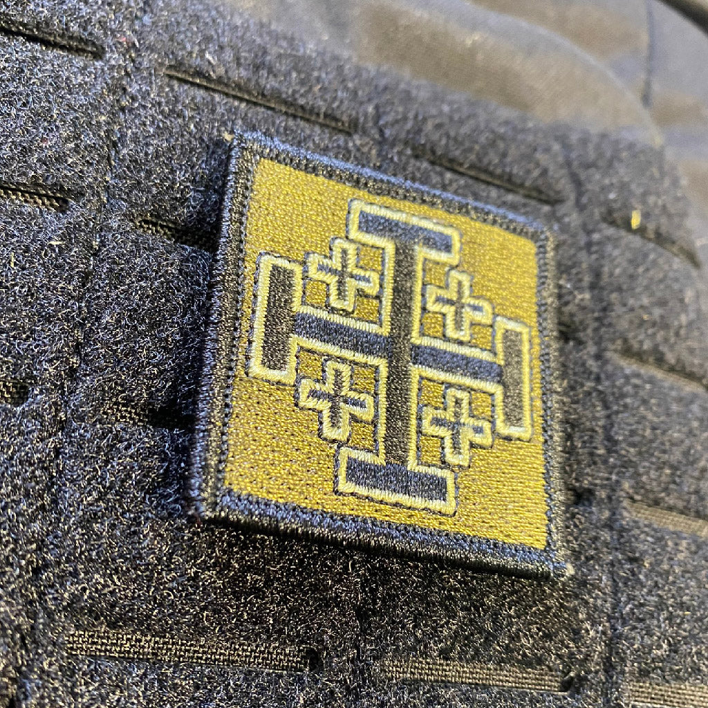 2" Jerusalem Cross Patch - View Colors