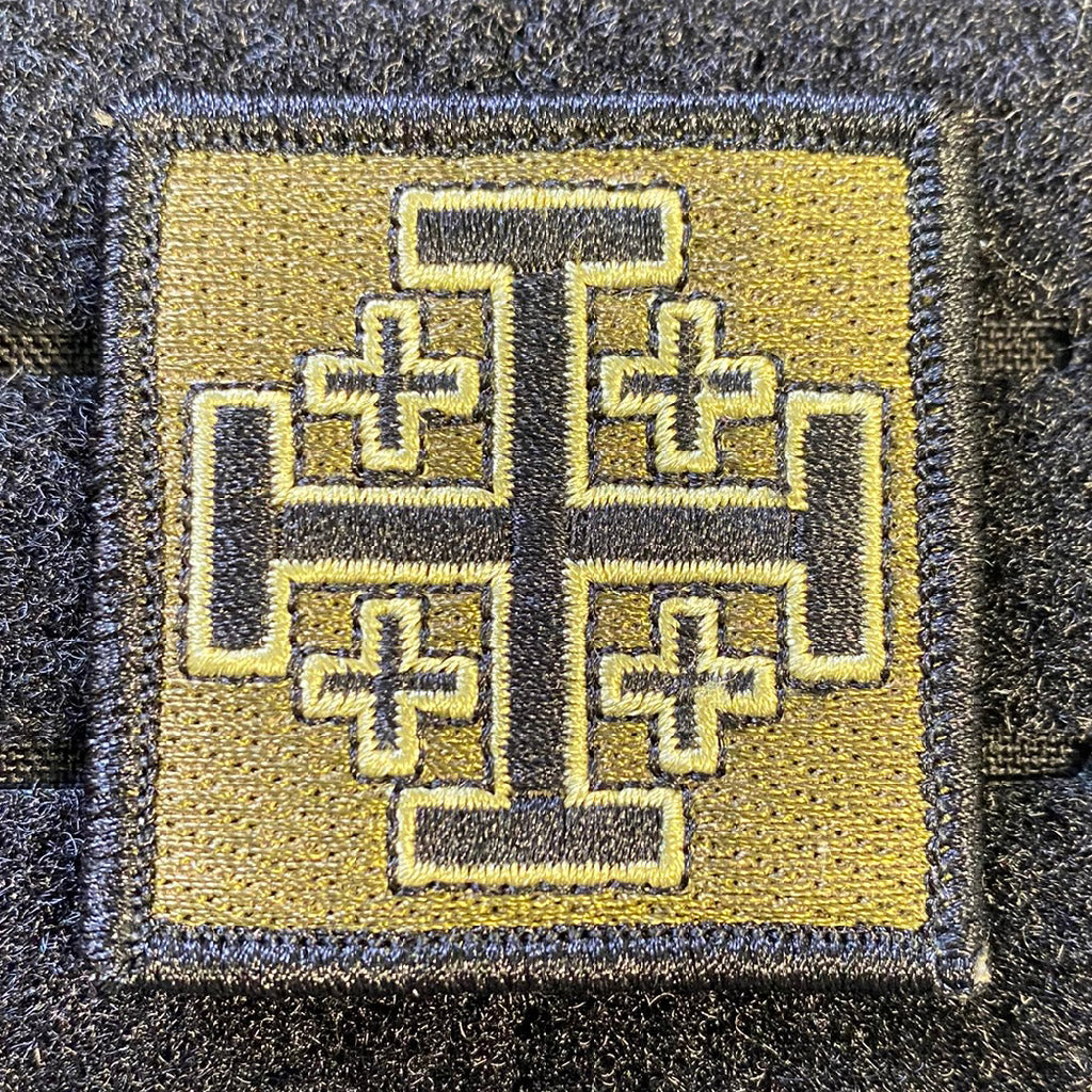 2" Jerusalem Cross Patch - View Colors