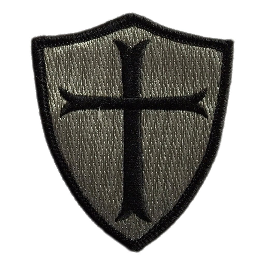 Crusader Cross Shoulder Patch - View Colors