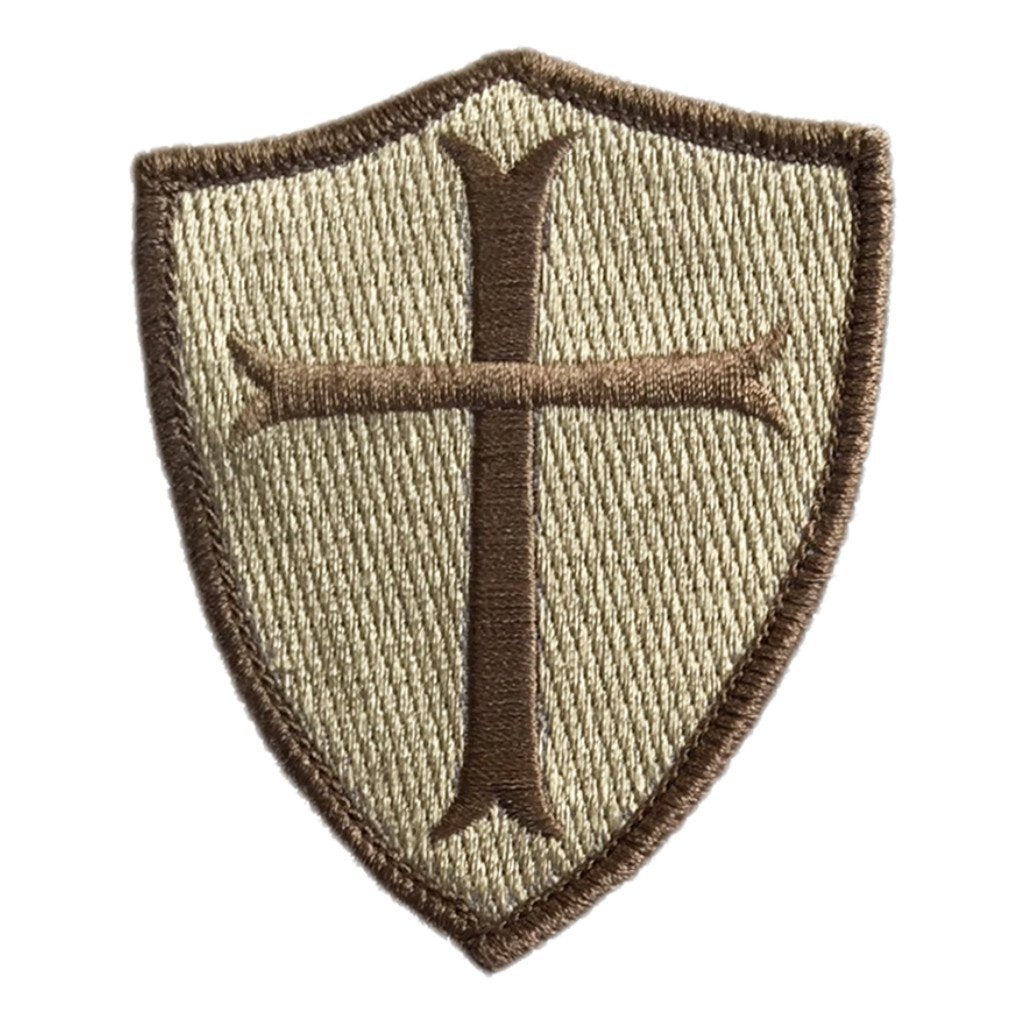 Crusader Cross Shoulder Patch - View Colors