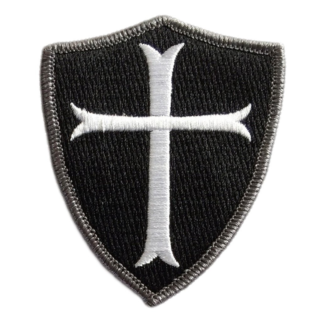 Crusader Cross Shoulder Patch - View Colors