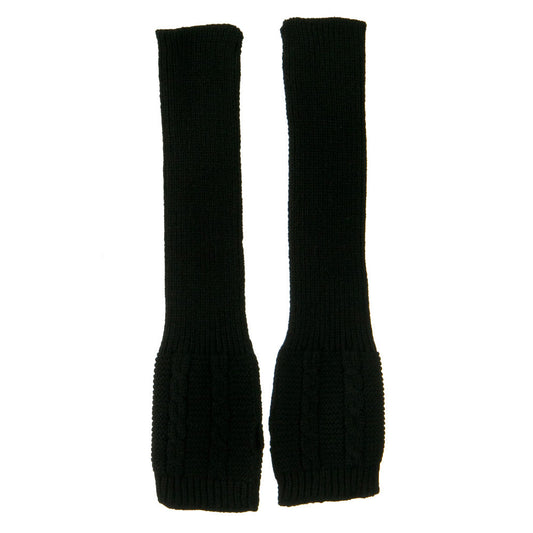 Long Sleeve Cable Stitch Arm Warmer