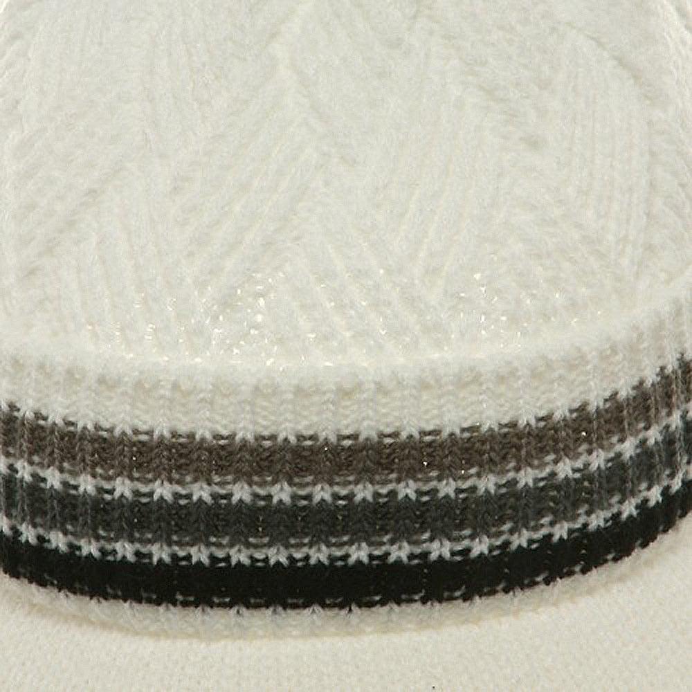 Acrylic Rasta Beanie Visor