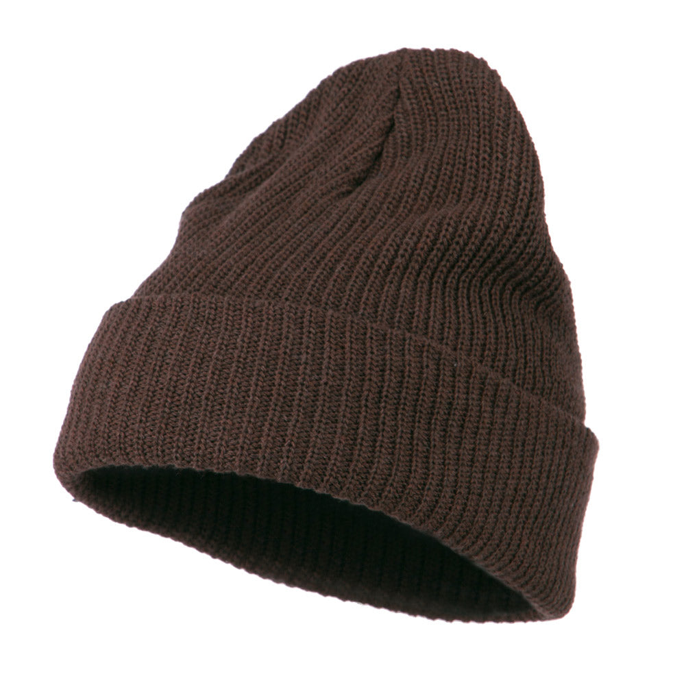 Eco Cotton Ribbed XL Cuff Beanie