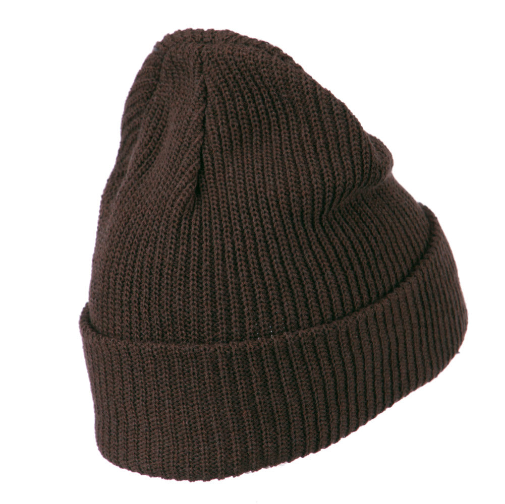 Eco Cotton Ribbed XL Cuff Beanie