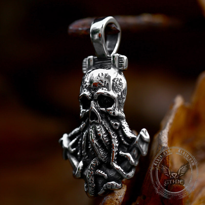 Cthulhu Octopus Stainless Steel Animal Pendant