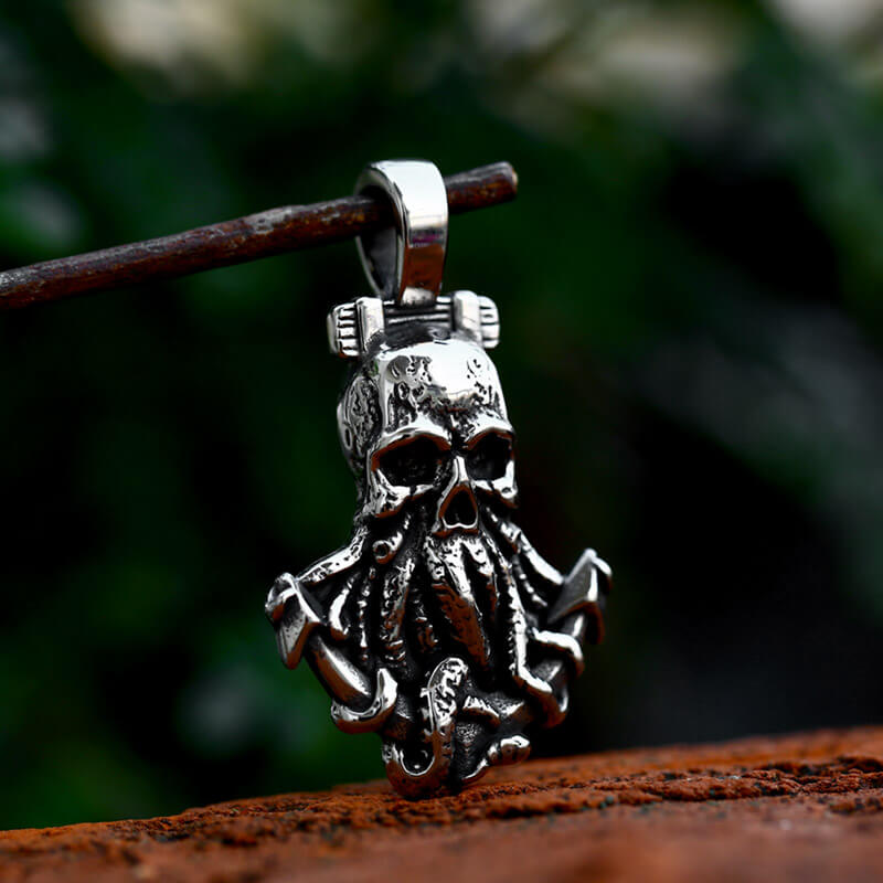 Cthulhu Octopus Stainless Steel Animal Pendant