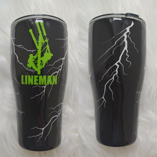 Lineman Glow In Dark Tumbler