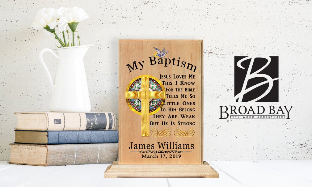Custom Baptism Gift For Boys or Girls Personalized Christening Present