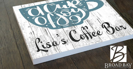 Custom Coffee Bar Sign