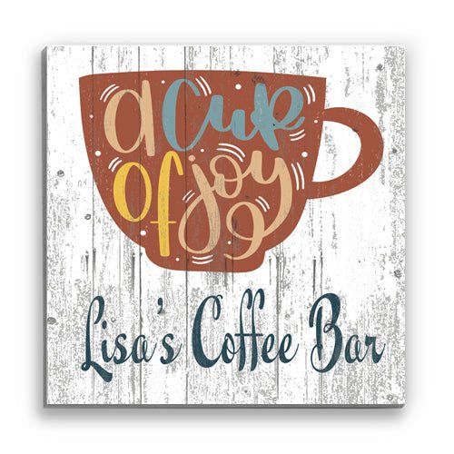 Custom Coffee Bar Sign