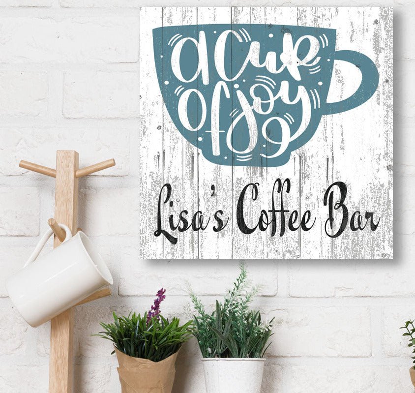 Custom Coffee Bar Sign