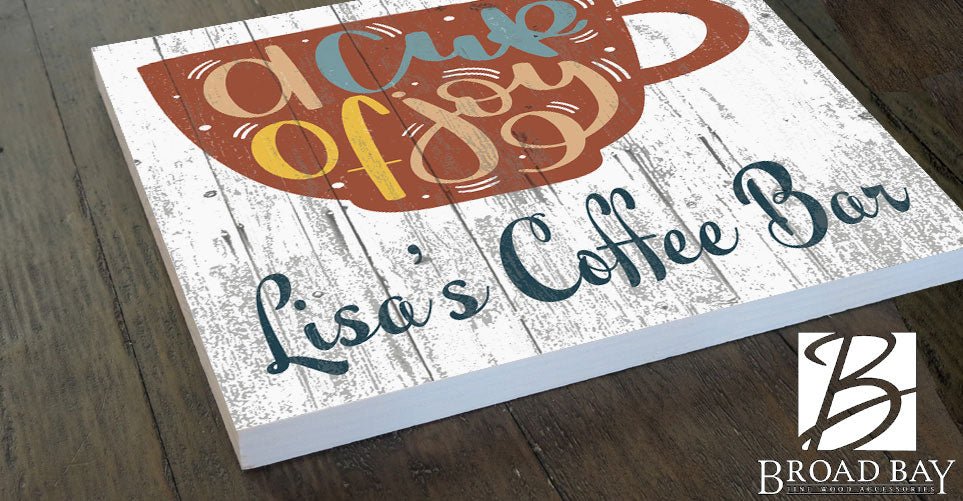Custom Coffee Bar Sign