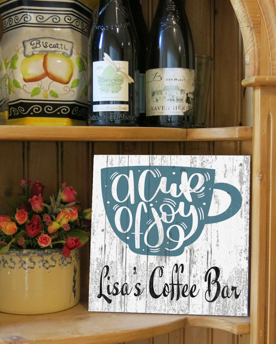 Custom Coffee Bar Sign