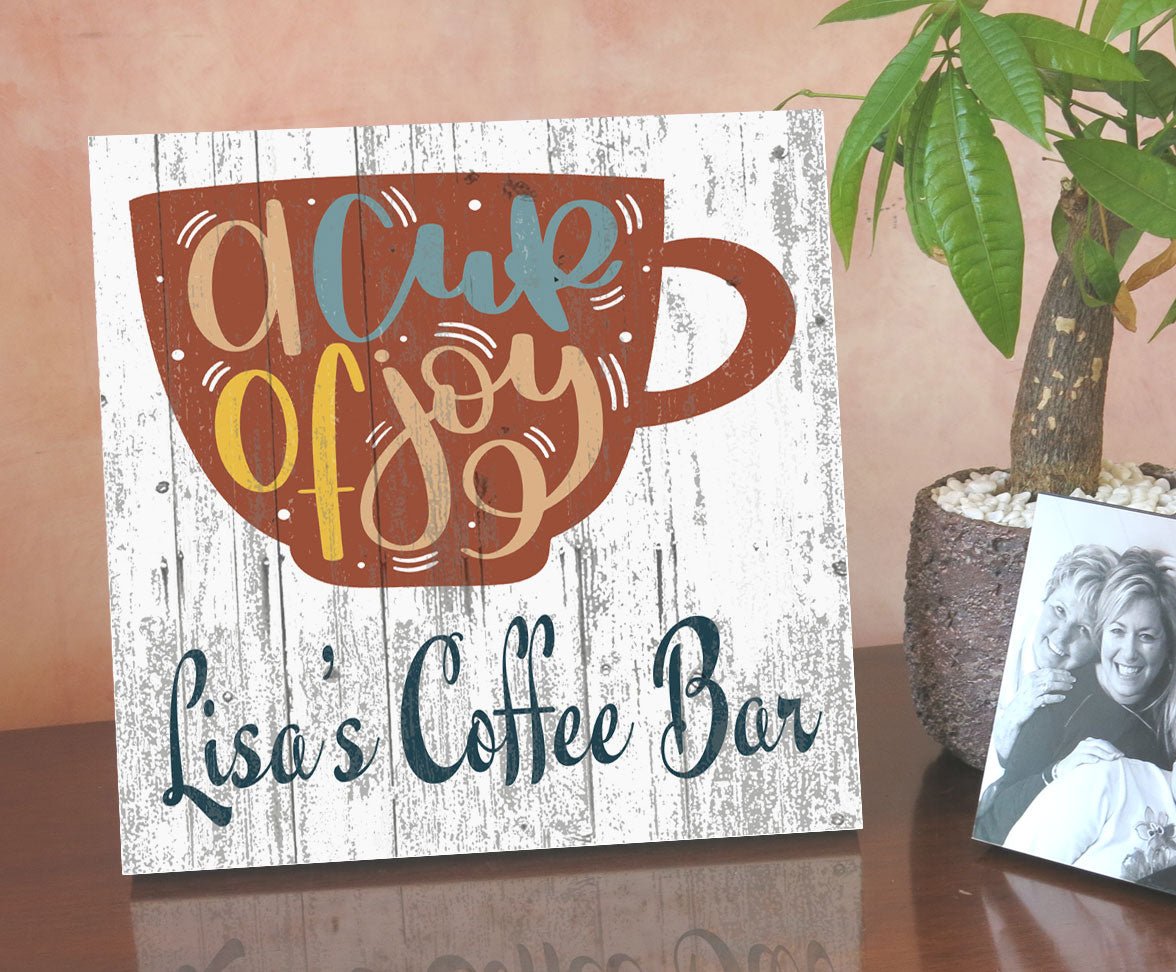 Custom Coffee Bar Sign