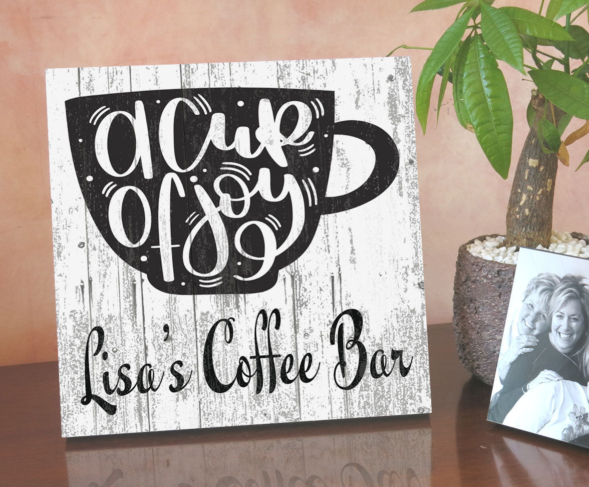Custom Coffee Bar Sign
