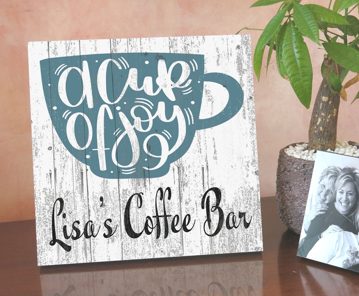 Custom Coffee Bar Sign