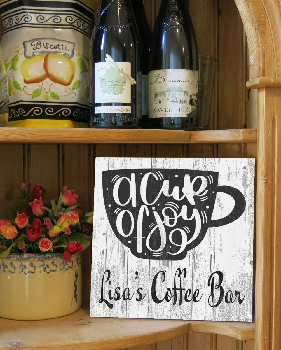 Custom Coffee Bar Sign