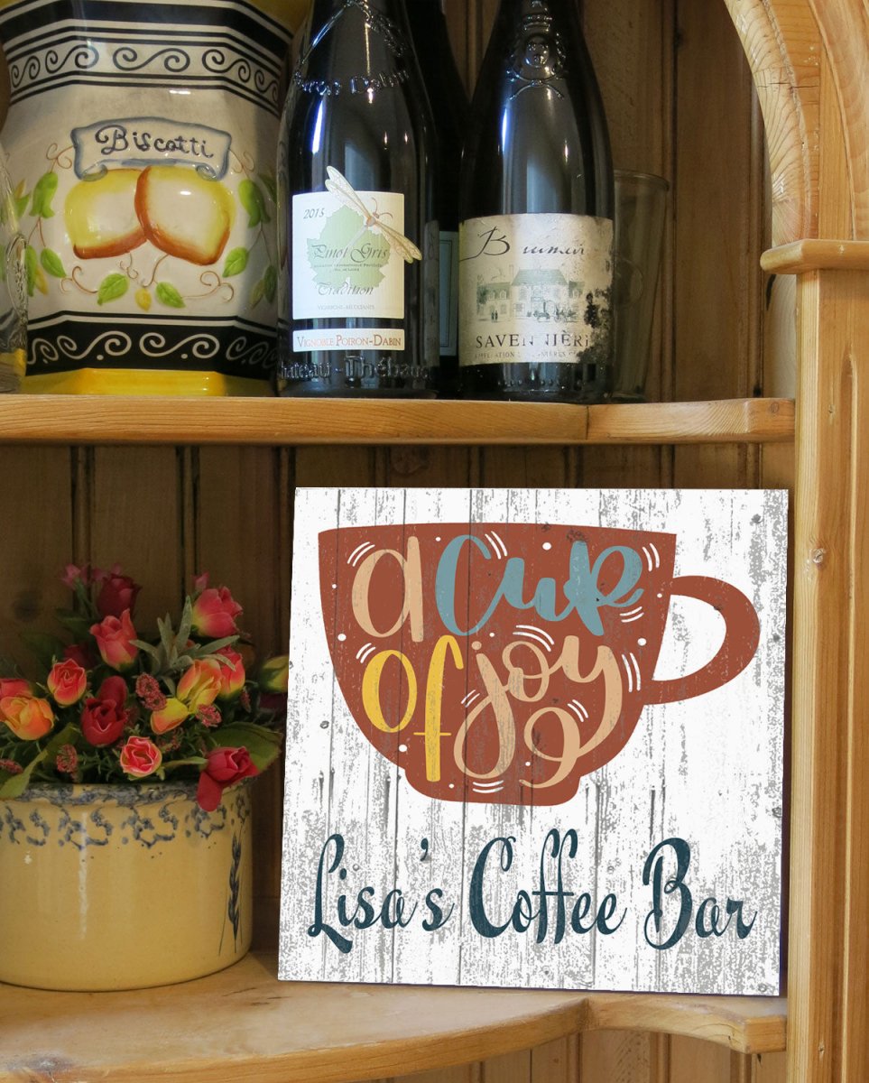 Custom Coffee Bar Sign