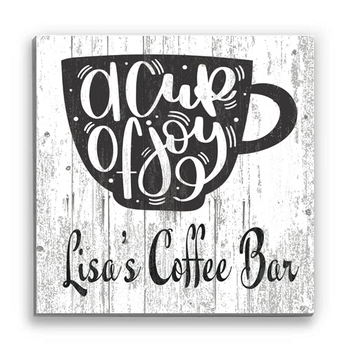 Custom Coffee Bar Sign