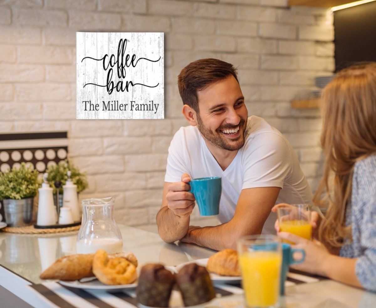 Custom Coffee Bar Sign Personalized