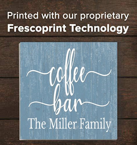 Custom Coffee Bar Sign Personalized