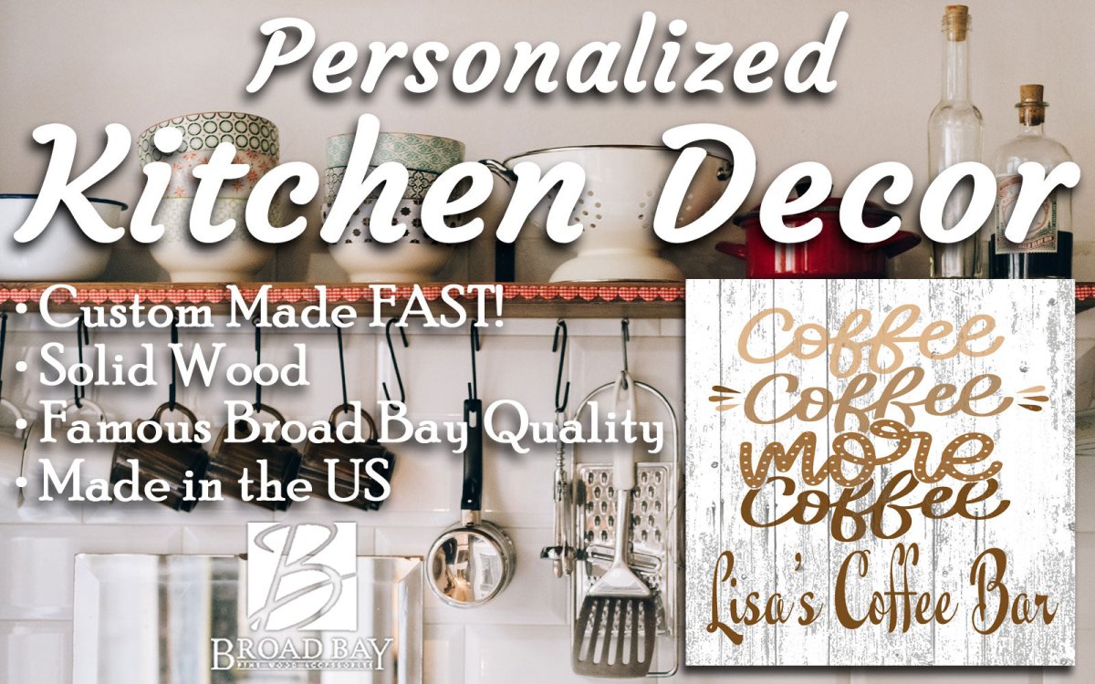 Custom Coffee Bar Signs Coffee Lover Gift