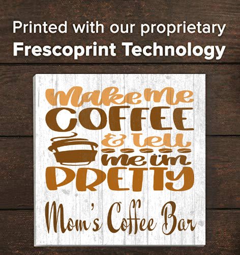 Custom Coffee Lover Gift Sign  - Farmhouse Style Décor