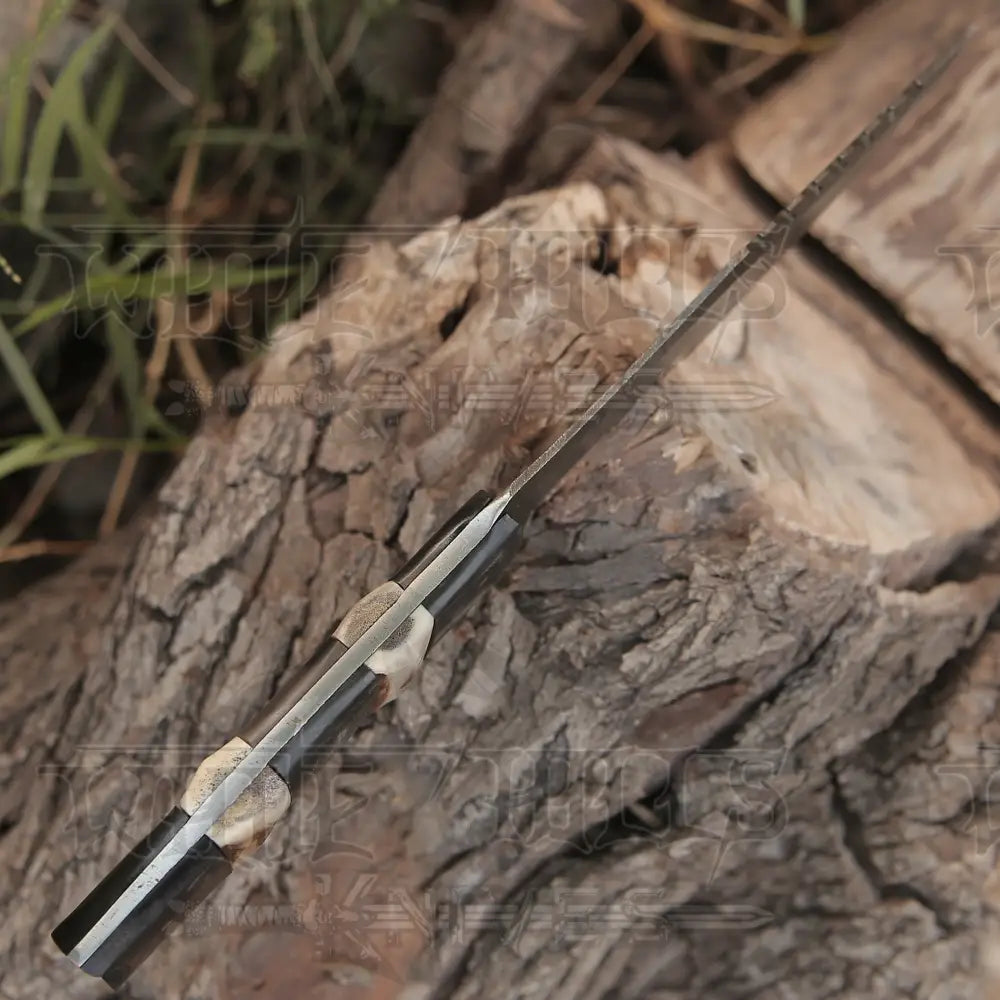 Custom HANDMADE FORGED DAMASCUS Steel Hunting BUSHCRAFT SURVIVAL TRACKER KNIFE