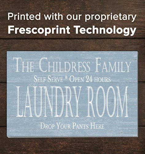 Custom Laundry Room Sign - DROP YOUR PANTS HERE