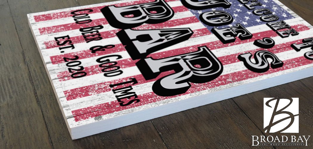 Custom Man Cave Sign Decoration for Garage Workshop Bar or Game Room